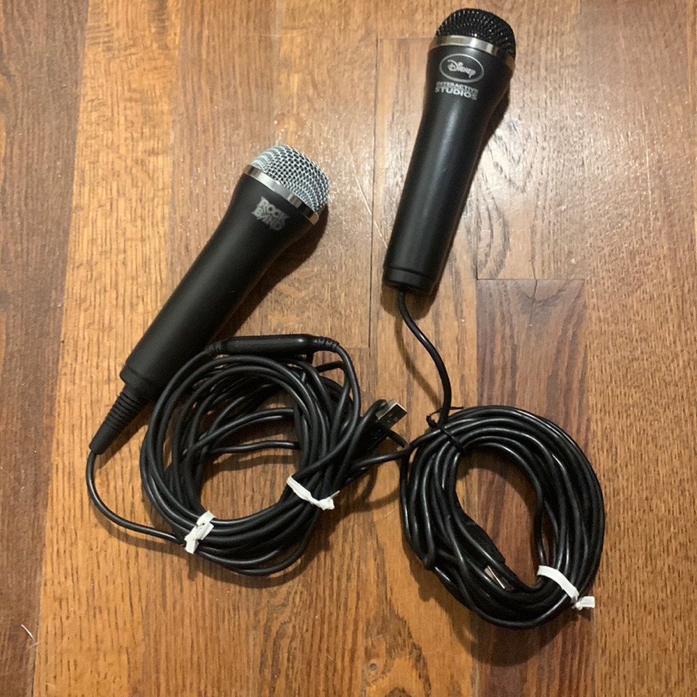 DISNEY Interactive Studio microphone.   ROCK BAND microphone.